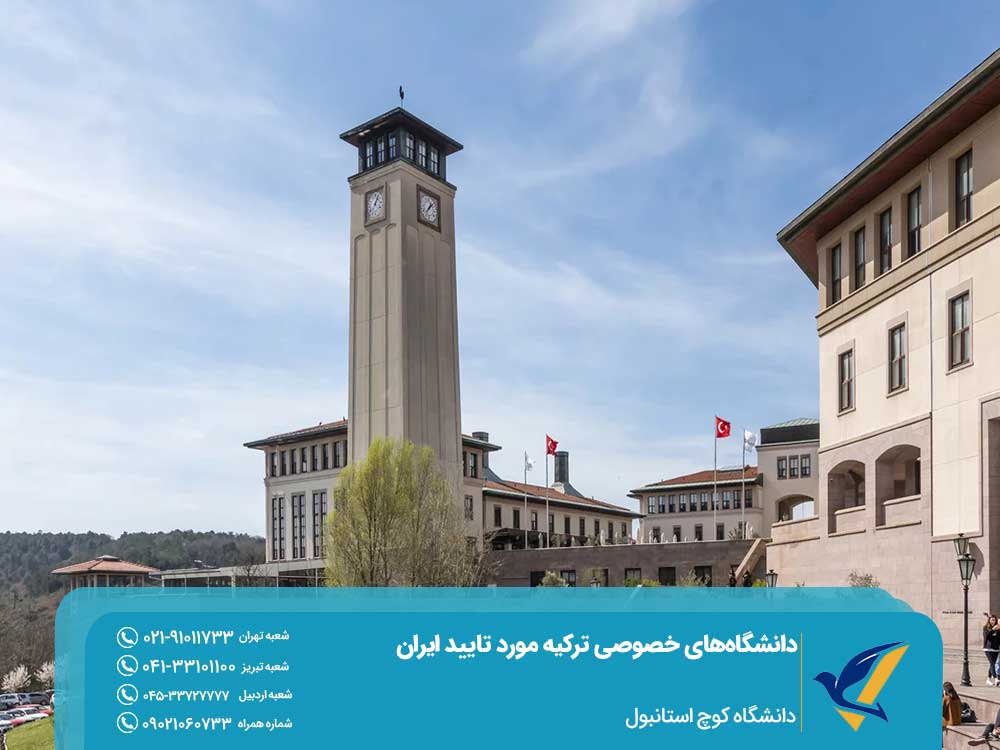 دانشگاه کوچ استانبول مورد تایید ایران