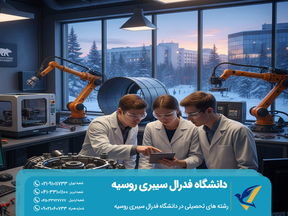 رشته‌ های تحصیلی در دانشگاه فدرال سیبری روسیه