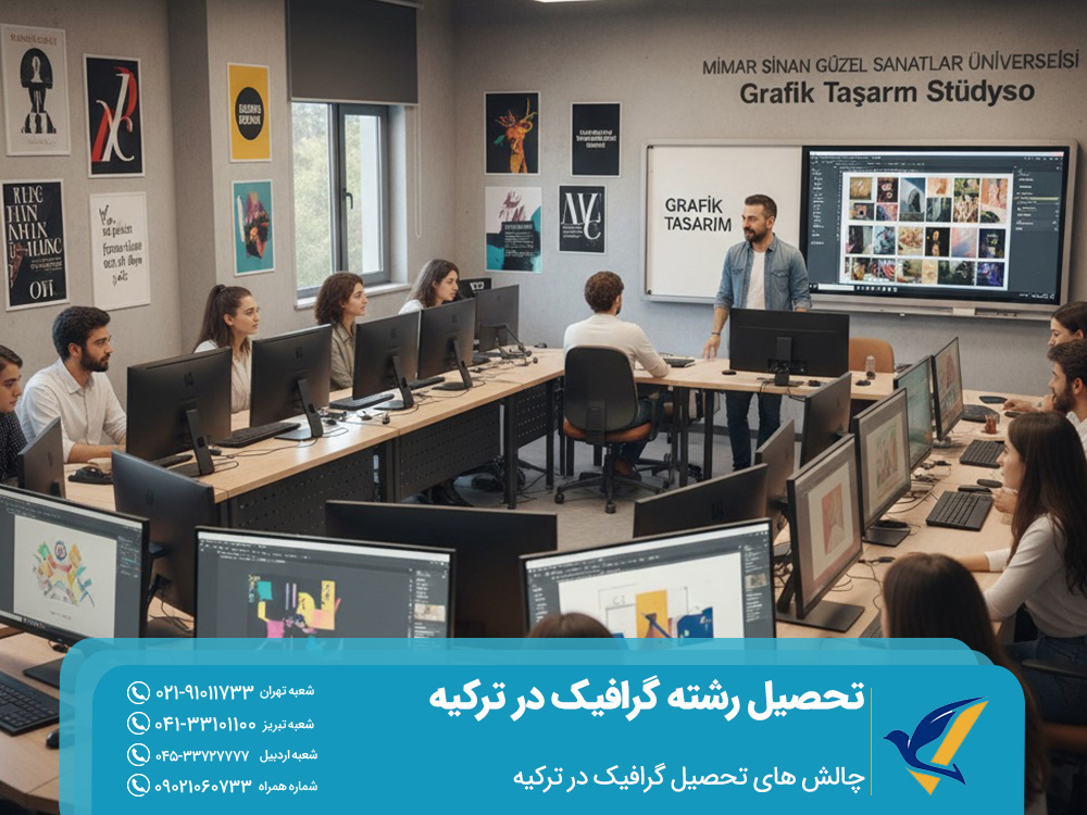 چالش ‌های تحصیل گرافیک در ترکیه