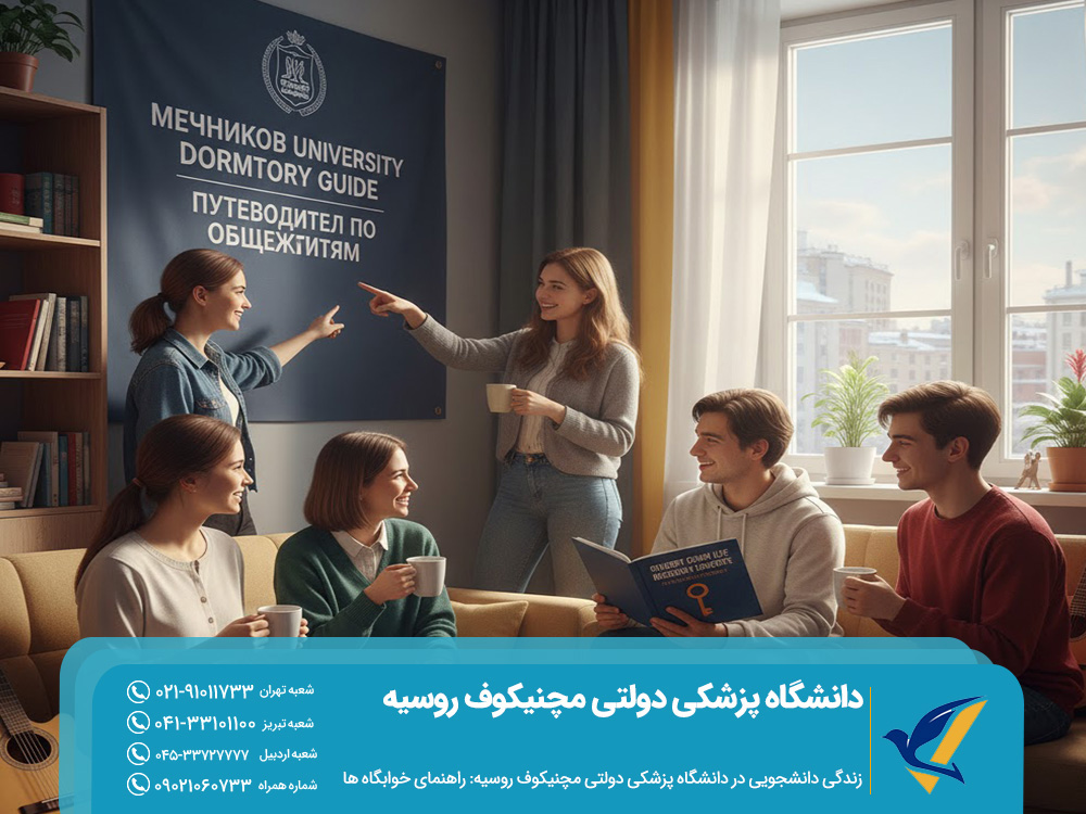 تحصیل در دانشگاه پزشکی دولتی مچنیکوف 2025: شهریه و خوابگاه 3 زندگی دانشجویی در دانشگاه پزشکی دولتی مچنیکوف روسیه: راهنمای خوابگاه ها