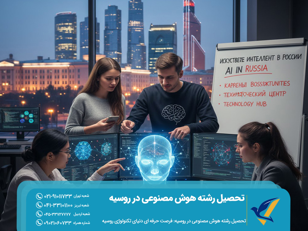 تحصیل رشته هوش مصنوعی در روسیه: فرصت‌ حرفه‌ ای دنیای تکنولوژی روسیه