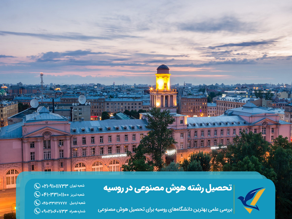 بررسی علمی بهترین دانشگاه‌های روسیه برای تحصیل هوش مصنوعی