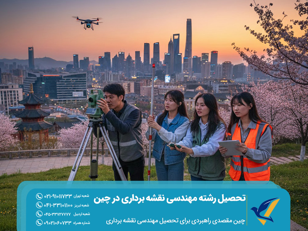 تحصیل رشته مهندسی نقشه برداری در چین 2025 | شهریه و درآمد 2 چین مقصدی راهبردی برای تحصیل مهندسی نقشه برداری