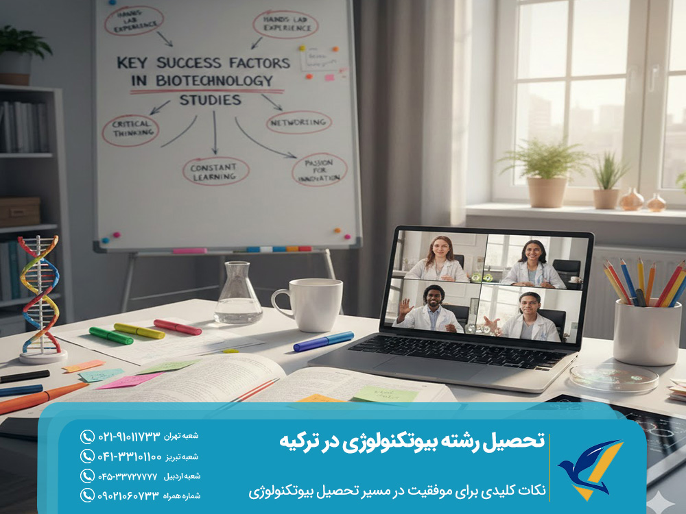 نکات کلیدی برای موفقیت در مسیر تحصیل بیوتکنولوژی