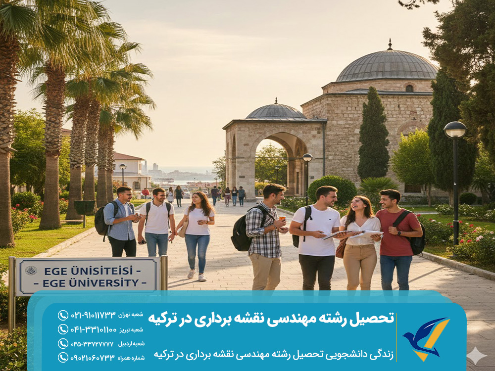 زندگی دانشجویی تحصیل رشته مهندسی نقشه برداری در ترکیه