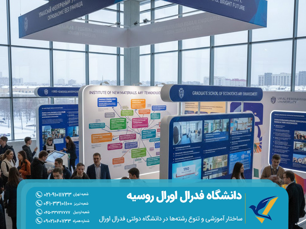 ساختار آموزشی و تنوع رشته‌ها در دانشگاه دولتی فدرال اورال