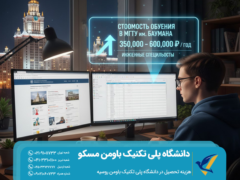 دانشگاه پلی تکنیک باومن مسکو روسیه 2026 | شرایط و هزینه ها 3 هزینه تحصیل در دانشگاه پلی تکنیک باومن روسیه